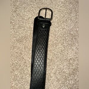 Women’s tailored sportsman equestrian Black Leather Belt